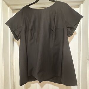 Talbots Classic Black Short Sleeve Top